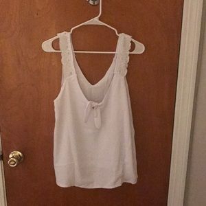 White fashion cami